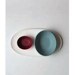 Casa si Gradina - Bucatarie si vesela - Vesela si tacamuri - Farfurii si boluri - Bol pentru salata 20x23x8 cm PANGEA verde salvie - Infinity.ro