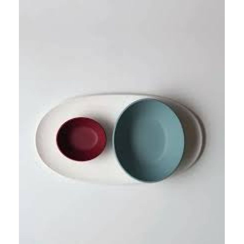 Casa si Gradina - Bucatarie si vesela - Vesela si tacamuri - Farfurii si boluri - Bol pentru salata 20x23x8 cm PANGEA verde salvie - Infinity.ro