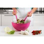 Casa si Gradina - Bucatarie si vesela - Vesela si tacamuri - Farfurii si boluri - Bol pentru salata Sanaliving d32 cm x H15,5 cm 6,5L, roz - Infinity.ro
