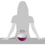 Casa si Gradina - Bucatarie si vesela - Vesela si tacamuri - Farfurii si boluri - Bol pentru salata Sanaliving d26,5 cm x H12 3,5L, roz - Infinity.ro