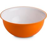 Casa si Gradina - Bucatarie si vesela - Vesela si tacamuri - Farfurii si boluri - Bol pentru salata Sanaliving d26,5 cm x H12 3,5L, portocaliu - Infinity.ro