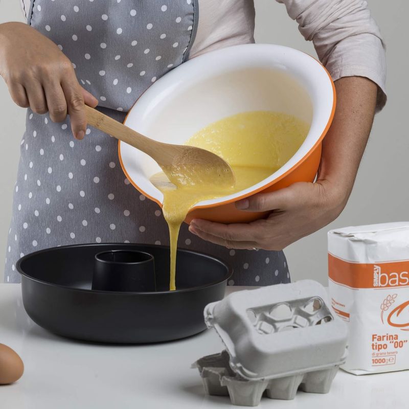 Casa si Gradina - Bucatarie si vesela - Vesela si tacamuri - Farfurii si boluri - Bol Mediu Sanaliving, 25 x 23,5 x 13 cm, 2L, portocaliu - Infinity.ro