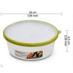 Casa si Gradina - Bucatarie si vesela - Organizare si depozitare bucatarie - Cutii alimentare - Cutie de conservare alimente rotunda Sanaliving 18x6,5 cm. 1L capac fucsia - Infinity.ro