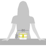 Casa si Gradina - Bucatarie si vesela - Organizare si depozitare bucatarie - Cutii alimentare - Set cutie de pranz Young Sanaliving, cu toarta si tacamuri 20x14,5x15,5 cm 1L si 1L, verde - Infinity.ro