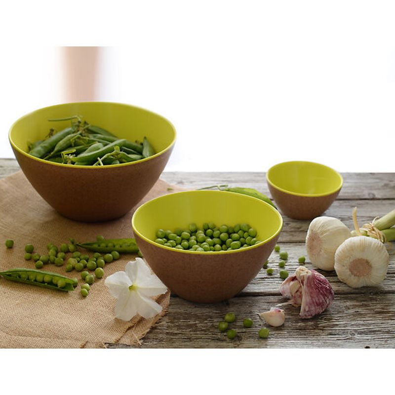 Casa si Gradina - Bucatarie si vesela - Vesela si tacamuri - Farfurii si boluri - Bol Ecoliving ø 18,5 X h 10 cm 1,5 lt , verde - Infinity.ro