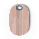 Casa si Gradina - Bucatarie si vesela - Ustensile bucatarie - Tocatoare de bucatarie - Tocator lemn FCM, PANGEA, cu inel verde salvie, 28.5x20x2 cm - Infinity.ro