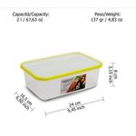 Casa si Gradina - Bucatarie si vesela - Organizare si depozitare bucatarie - Cutii alimentare - Set 3 cutii de conservare alimente Sanaliving 15x11x5cm,0,4L si 19x14x6,5cm, 1L si 24x16,5x8cm 2L, multicolor - Infinity.ro