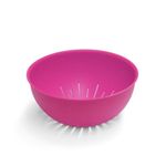 Casa si Gradina - Bucatarie si vesela - Vesela si tacamuri - Farfurii si boluri - Bol de tip strecuratoare, Sanalivin,g d24,5 cm, H11 cm, roz - Infinity.ro