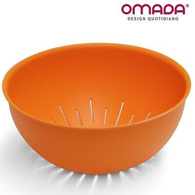 Casa si Gradina - Bucatarie si vesela - Vesela si tacamuri - Farfurii si boluri - Bol de tip strecuratoare, Sanalivin,g d24,5 cm, H11 cm, portocaliu - Infinity.ro