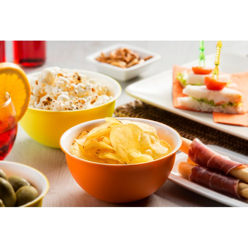 Casa si Gradina - Bucatarie si vesela - Vesela si tacamuri - Farfurii si boluri - Bol Sanaliving 13,5 cm, H6,5 cm, 0,5L, portocaliu - Infinity.ro