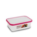 Casa si Gradina - Bucatarie si vesela - Organizare si depozitare bucatarie - Cutii alimentare - Cutie de conservare alimente Sanaliving 19x14x6,5 cm. 1L capac fucsia - Infinity.ro