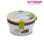 Casa si Gradina - Bucatarie si vesela - Organizare si depozitare bucatarie - Cutii alimentare - Set de 3 cutii de conservare alimente Sanaliving 18xh6,5 cm, 1L, multicolor - Infinity.ro