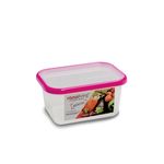 Casa si Gradina - Bucatarie si vesela - Organizare si depozitare bucatarie - Cutii alimentare - Cutie de conservare alimente Sanaliving 15x11x7,5 cm.0,5L capac fucsia - Infinity.ro