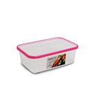 Casa si Gradina - Bucatarie si vesela - Organizare si depozitare bucatarie - Cutii alimentare - Cutie de conservare alimente Sanaliving 24x16,5x8 cm. 2L capac fucsia - Infinity.ro