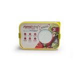 Casa si Gradina - Bucatarie si vesela - Organizare si depozitare bucatarie - Cutii alimentare - Set de 3 cutii de conservare alimente Sanaliving 19x14x6,5 cm, 1L, multicolor - Infinity.ro