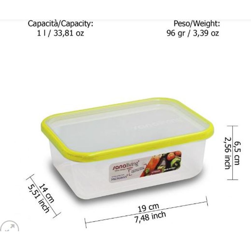 Casa si Gradina - Bucatarie si vesela - Organizare si depozitare bucatarie - Cutii alimentare - Set de 3 cutii de conservare alimente Sanaliving 11.5x8x5.11, 5X8x5.19x14x6.5 cm, 1L, 0.2L 0.2L capac culori asortate fucsia, lime, violet - Infinity.ro