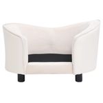 Petshop - Accesorii petshop - Culcusuri si custi - Culcusuri si saltele - Canapea pentru caini, crem, 69 x 49 x 40 cm, plus/piele ecologica, 69 x 49 x 40 cm - Infinity.ro