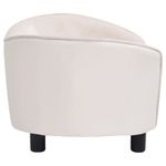 Petshop - Accesorii petshop - Culcusuri si custi - Culcusuri si saltele - Canapea pentru caini, crem, 69 x 49 x 40 cm, plus/piele ecologica, 69 x 49 x 40 cm - Infinity.ro