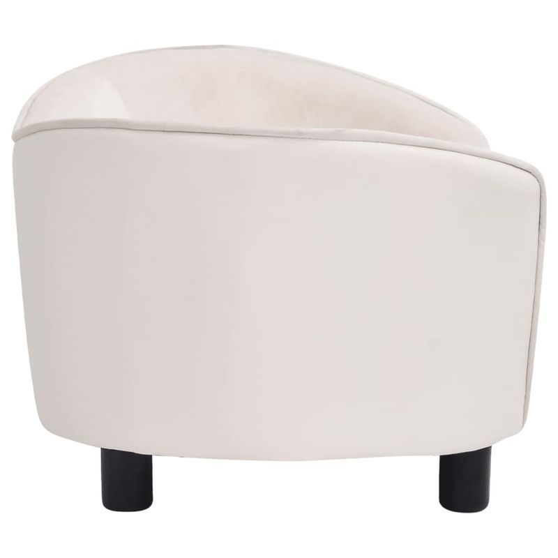 Petshop - Accesorii petshop - Culcusuri si custi - Culcusuri si saltele - Canapea pentru caini, crem, 69 x 49 x 40 cm, plus/piele ecologica, 69 x 49 x 40 cm - Infinity.ro
