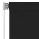 Casa si Gradina - Textile si covoare - Rulouri si jaluzele - Jaluzea tip rulou de exterior, 100 x 230 cm, negru - Infinity.ro