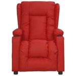 Casa si Gradina - Mobilier - Scaune si fotolii - Fotolii - Fotoliu de masaj electric rabatabil, rosu vin, piele ecologica - Infinity.ro