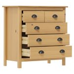 Casa si Gradina - Mobilier - Comode si corpuri - Comode - Servanta Hill, 79 x 40 x 80 cm, lemn masiv de pin - Infinity.ro