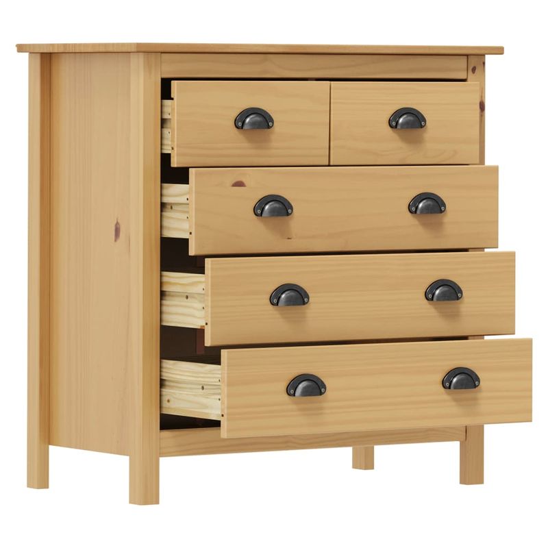 Casa si Gradina - Mobilier - Comode si corpuri - Comode - Servanta Hill, 79 x 40 x 80 cm, lemn masiv de pin - Infinity.ro