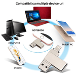 PC, gaming si accesorii - Periferice PC - Memorii USB - Memorie USB Dual Drive pentru Smartphone, Tablete si Calculatoare SpectrumPoint®, 32 Gbps, USB 3.1, USB Type-C - Infinity.ro