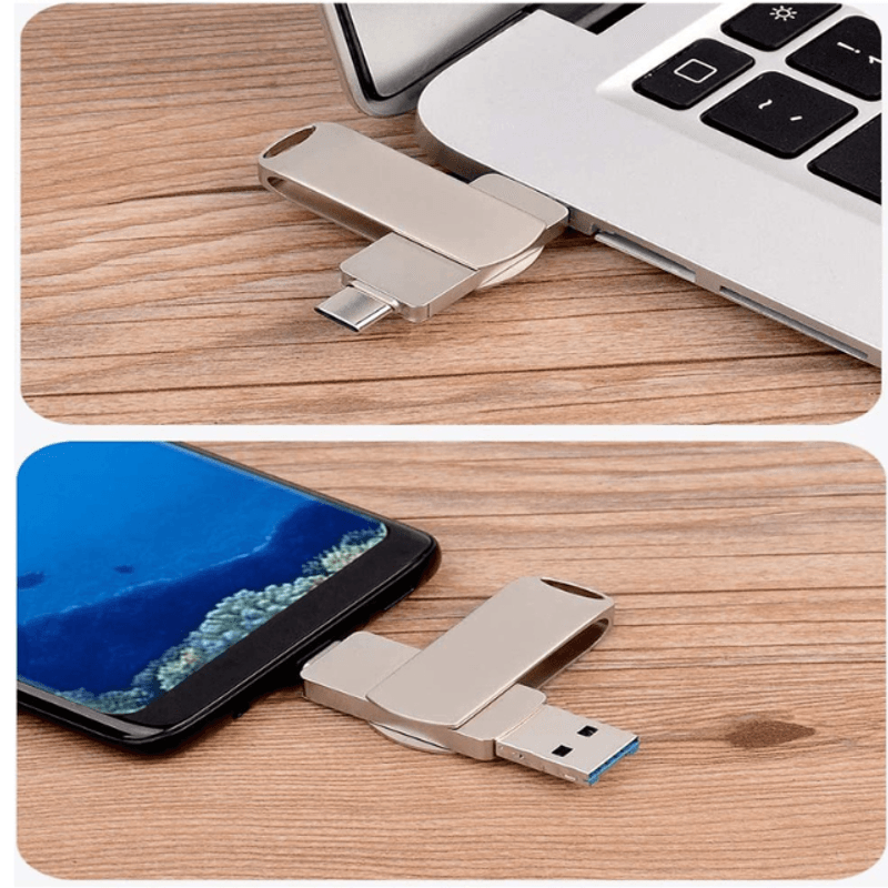 PC, gaming si accesorii - Periferice PC - Memorii USB - Memorie USB Dual Drive pentru Smartphone, Tablete si Calculatoare SpectrumPoint®, 32 Gbps, USB 3.1, USB Type-C - Infinity.ro