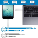 PC, gaming si accesorii - Periferice PC - Memorii USB - Memorie USB Dual Drive pentru Smartphone, Tablete si Calculatoare SpectrumPoint®, 256 Gbps, USB 3.1, USB Type-C - Infinity.ro