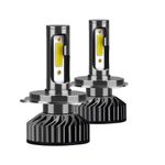 Auto si Moto - Electrice auto - Iluminare si semnalizare - Becuri auto - Set de 2 becuri Led auto Cob Mini F2S H4 36w - Infinity.ro
