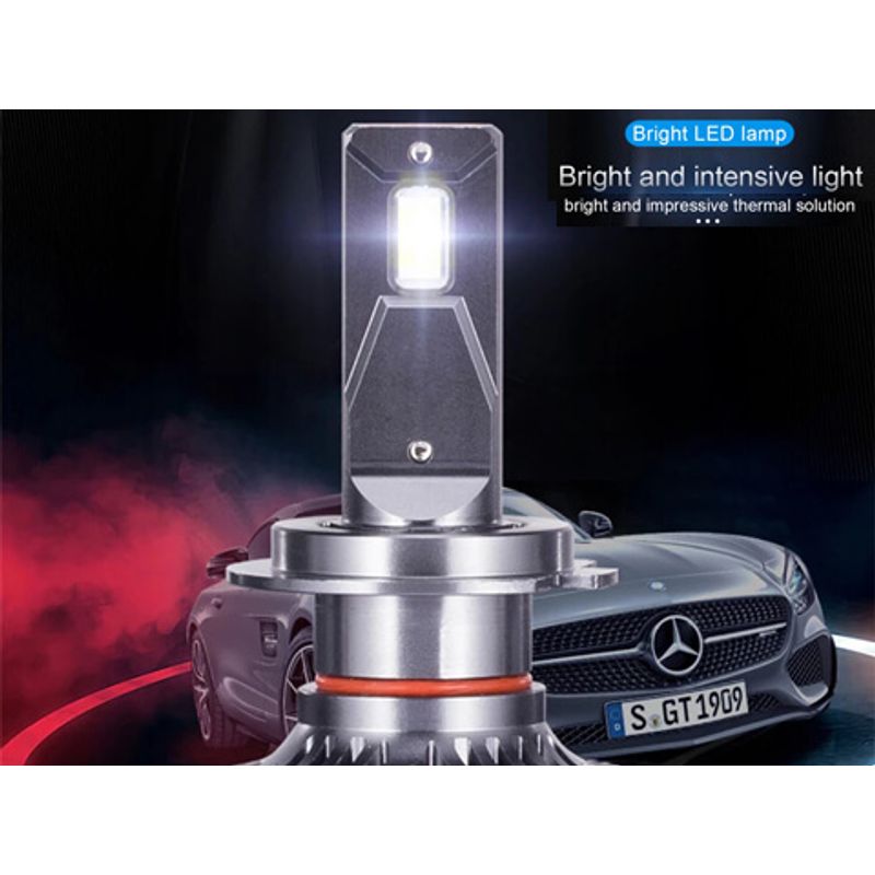 Auto si Moto - Electrice auto - Iluminare si semnalizare - Becuri auto - Set de 2 becuri led Cree K9 H7 30W CANBUS - Infinity.ro