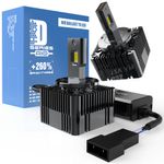 Auto si Moto - Electrice auto - Iluminare si semnalizare - Becuri auto - Set de 2 becuri led D8S/R plug and play 35W - Infinity.ro