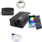 Auto si Moto - Electrice auto - Iluminare si semnalizare - Becuri auto - Kit plafon cer instelat Xentech Light 600 buc fibra optica si 10 set x 12 fire fibra optica stele cazatoare - Infinity.ro