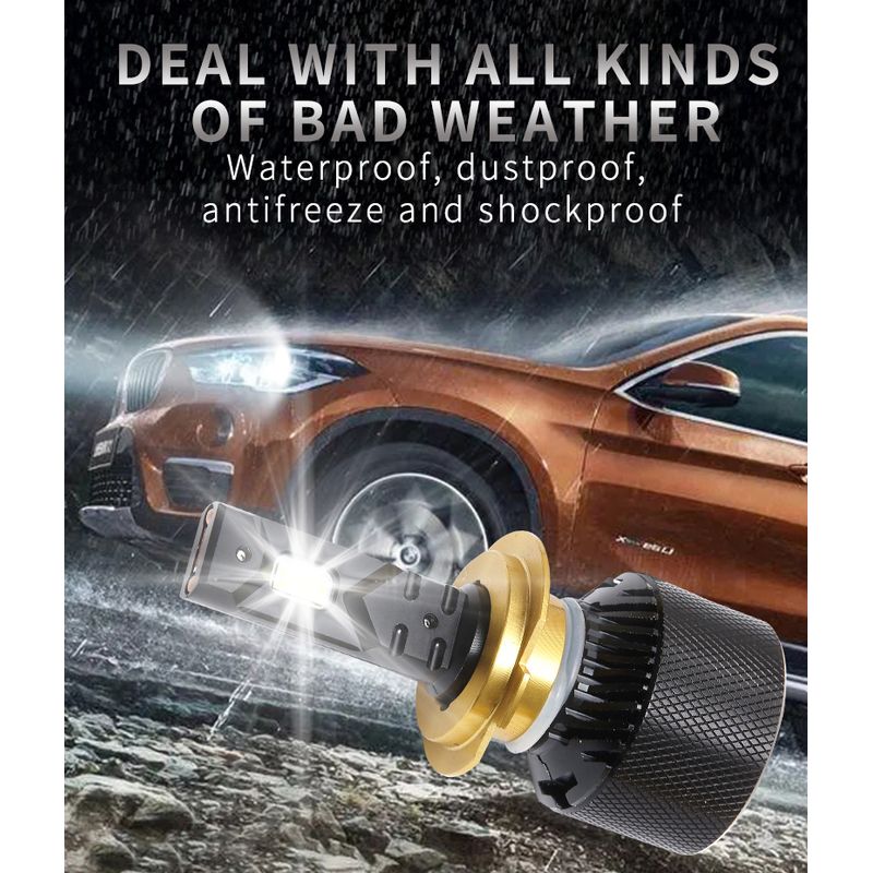 Auto si Moto - Electrice auto - Iluminare si semnalizare - Becuri auto - Set 2 becuri led auto Xentech Light K11 H8/H9/H11 Canbus Pro 65W/Bec 6000k - Infinity.ro