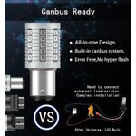 Auto si Moto - Electrice auto - Iluminare si semnalizare - Becuri auto - Set de 2 becuri led Xentech Light 45 SMD 3030 P21w5w rosu 30w - Infinity.ro