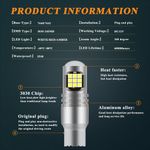 Auto si Moto - Electrice auto - Iluminare si semnalizare - Becuri auto - Set de 2 becuri led Xentech Light w21w/5w T20 24 SMD cu lupa 12-24V - Infinity.ro