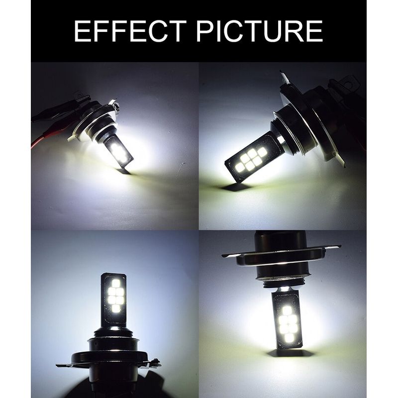 Auto si Moto - Electrice auto - Iluminare si semnalizare - Becuri auto - Set de 2 becuri led Xentech Light 12 SMD Cree H4 12W - Infinity.ro