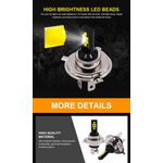 Auto si Moto - Electrice auto - Iluminare si semnalizare - Becuri auto - Set de 2 becuri led Xentech Light 12 SMD Cree H4 12W - Infinity.ro