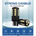 Auto si Moto - Electrice auto - Iluminare si semnalizare - Becuri auto - Set de 2 becuri led auto Xentech light W21W 27 SMD alb canbus lumina de zi 9-30V - Infinity.ro