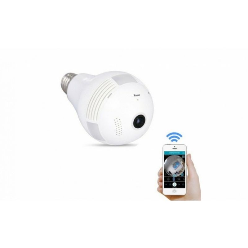 PC, Periferice si Accesorii - Supraveghere si Retelistica - Camere de supraveghere - Camera Tip Bec Inteligent Supraveghere Wireless Full-HD, Microfon si Difuzor - Infinity.ro