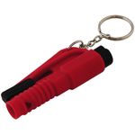 Auto si Moto - Piese auto si accesorii - Interior auto - Accesorii interior - Breloc 4 in 1 pentru siguranta soferi, plastic, rosu - Infinity.ro