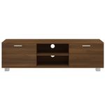 Casa si Gradina - Mobilier - Comode si corpuri - Comode - Comoda TV, stejar maro, 140 x 40,5 x 35 cm, lemn prelucrat - Infinity.ro