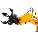 Jucarii, Copii si Bebe - Jucarii si jocuri - Jucarii & jocuri educative - Jucarii interactive - KIK H-TOYS excavator cu graifer, telecomanda, 16CH, 2.4GHZ, scara 1:14, negru/galben - Infinity.ro