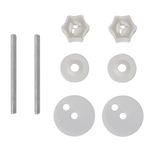 Casa si Gradina - Sanitare - Obiecte sanitare - Vase de toaleta - Capace WC cu inchidere silentioasa, 2 buc, alb, MDF - Infinity.ro