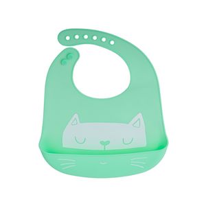 Baveta pentru copii din silicon Oem, Verde