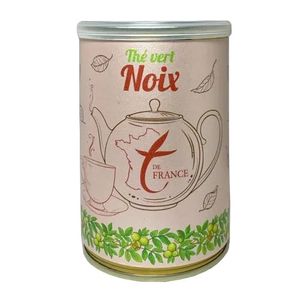 Ceai verde The Vert Noix alune caramelizate si cocos cutie metalica 100g - 50 portii