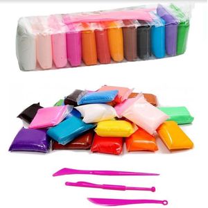 Set plastilina 12 culori, argila polimerica, 3 spatule, multicolor
