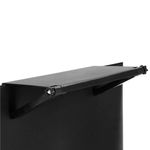 Casa si Gradina - Mobilier - Biblioteci si rafturi - Rafturi - Raft pentru televizoare si monitoare, Springos, reglabil, universal, negru - Infinity.ro