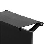 Casa si Gradina - Mobilier - Biblioteci si rafturi - Rafturi - Raft pentru televizoare si monitoare, Springos, reglabil, universal, negru - Infinity.ro